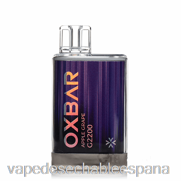 Vape Desechable España Oxbar G2200 Desechable Manzana Uva